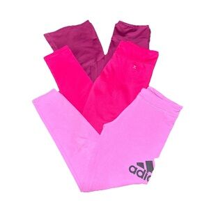 Girls M Activewear Pant Set Of 3 Read Description Back To School Play Sport Gym